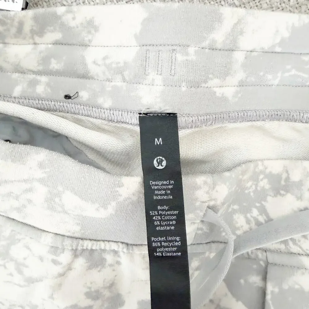 Lululemon City Sweat Joggers Spectral White Opal Silver Sz M